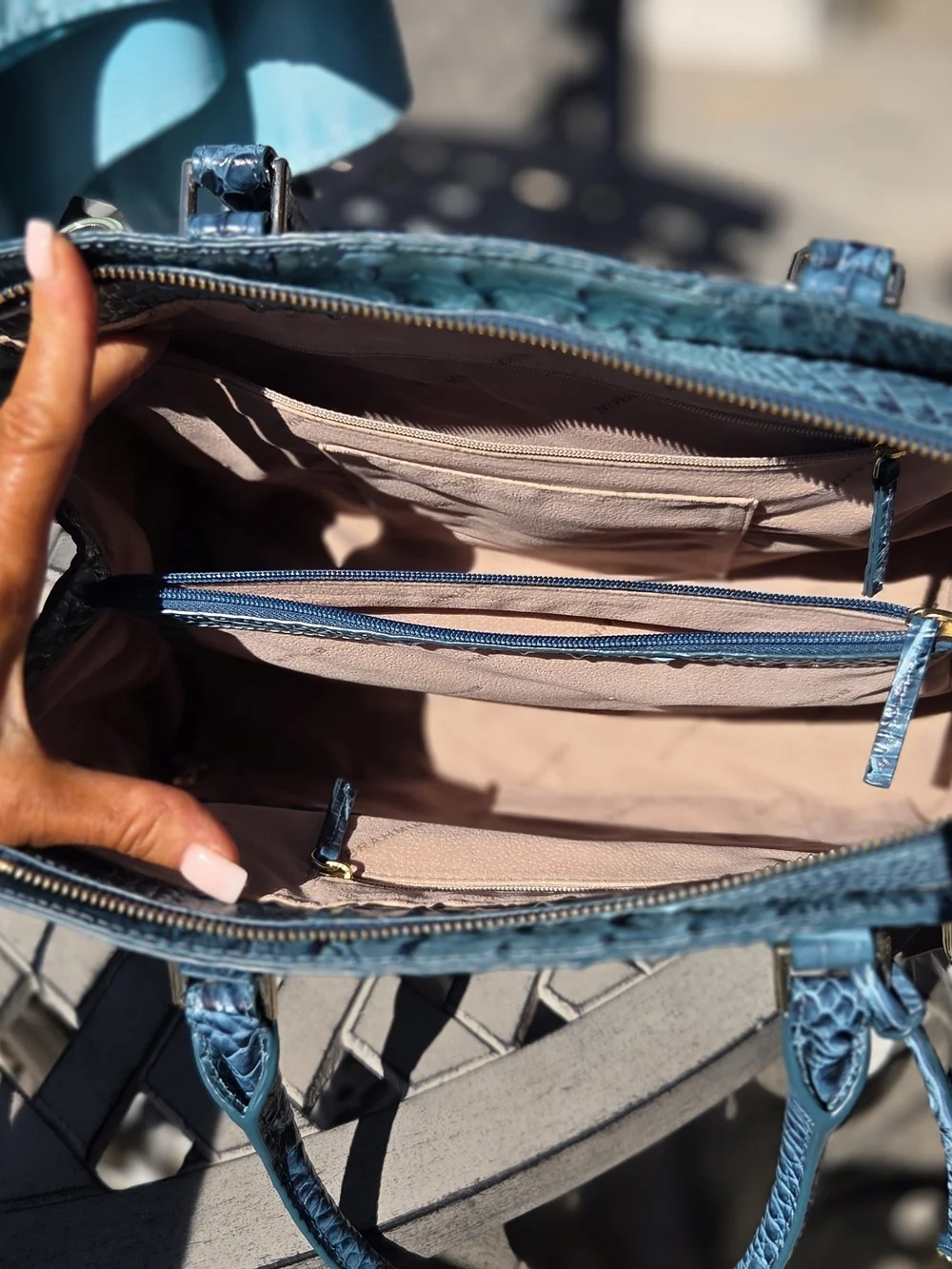 Brahmin stylish blue